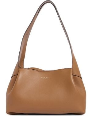 Rag & Bone Slade Leather Shoulder Bag - Brown