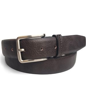 Vince Camuto Textured Leather Belt - Black