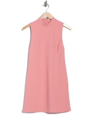 Alice + Olivia Arlena Mock Neck Minidress - Pink