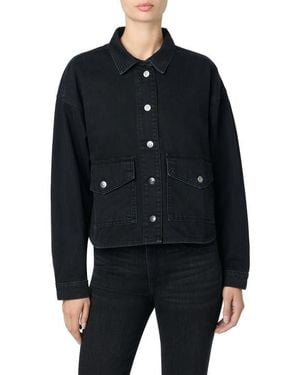 Hudson Jeans Casual Denim Jacket - Black