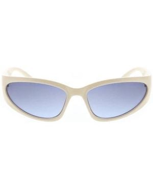 BCBGeneration 54Mm Racer Wrap Sunglasses - Blue