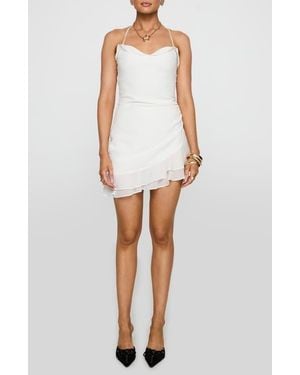 Princess Polly Yara Halter Minidress - White