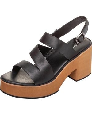 Antelope Ina Platform Slingback Sandal - Black