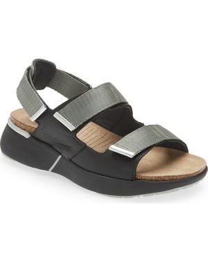 Naot Odyssey Slingback Sandal - Gray