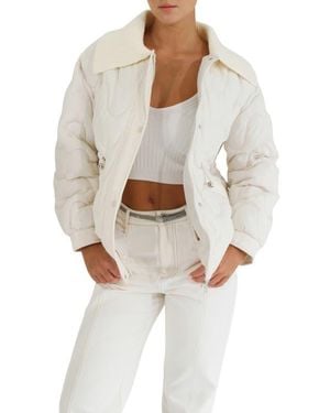 Belle & Bloom See You Again Quilted Jacket - White
