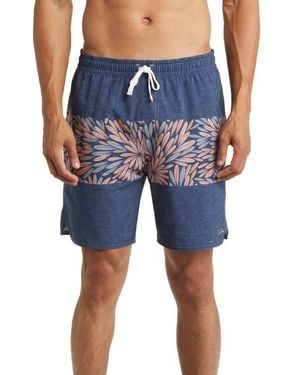 Travis Mathew Merion Swim Trunks - Blue