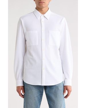Theory Irving 2P Stretch Button-Up Shirt - White