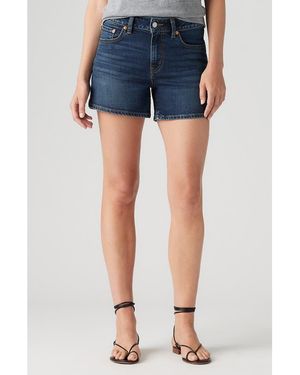 Levi's A-Line Denim Shorts - Blue
