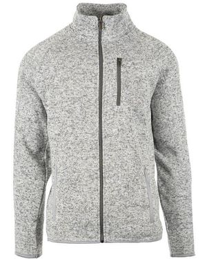 Burnside Knit Sweater Jacket - Gray