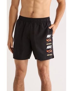 Nike 7-Inch Volley Swim Trunks - Black