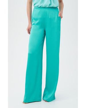 Trina Turk Tavia Wide Leg Pants - Blue