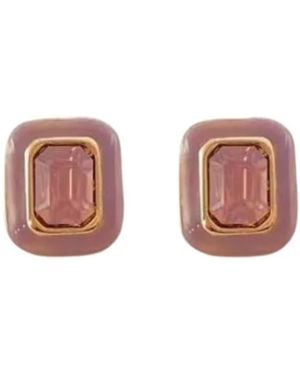 MacRae & Co Cutie Crystal Stud Earrings - Pink