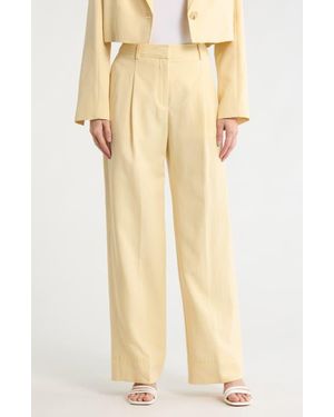 BOSS Ansolina Relaxed Fit Pants - Natural
