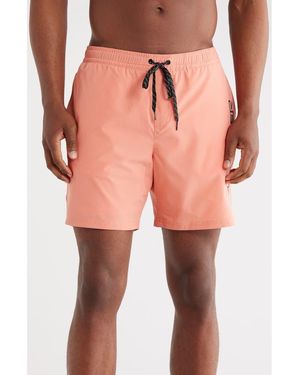 Quiksilver Solid Volley Swim Shorts - Pink