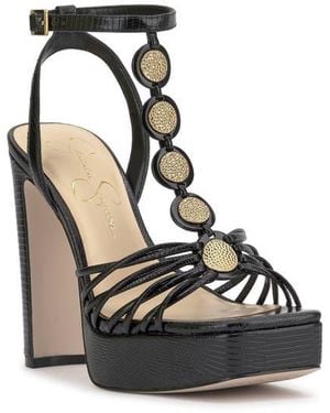 Jessica Simpson Colero Ankle Strap Platform Sandal - Black