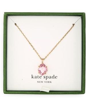 Kate Spade Treasure Trove Mini Pendant Necklace - Black