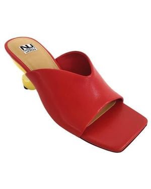 Ninety Union Gypsy Square Toe Mule - Red