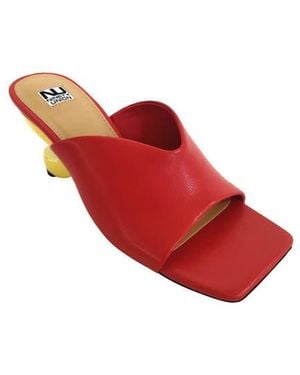 Ninety Union Gypsy Square Toe Mule - Red