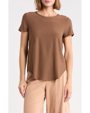 Beyond Yoga On The Down Low T-Shirt - Brown