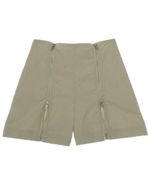 Helmut Lang Lightweight Zip Shorts - Natural