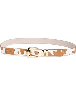 Vince Camuto Genuine Calf Hair Belt - Multicolor