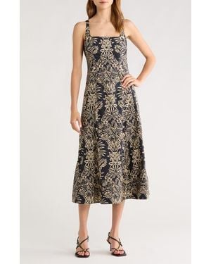 Ulla Johnson Natali Printed Cotton A-Line Dress - Multicolor