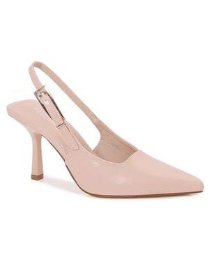 BERNESS Pointed Toe Slingback Pump - Pink