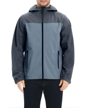 Hawke & Co. Defender Water Resistant Hooded Jacket - Blue