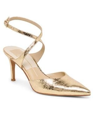 Dolce Vita Eliora Pointed Toe Ankle Strap Pump - Natural