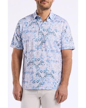 Robert Graham Fitzroy Knit Polo - Blue