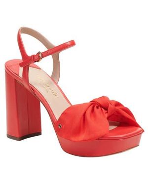 Kate Spade Lucie Ankle Strap Platform Sandal - Red