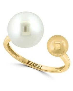 Effy 14K Freshwater Pearl Ring - Metallic