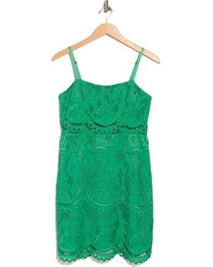 Lilly Pulitzer Risette Lace Body-Con Dress - Green