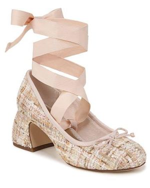 Circus by Sam Edelman Della Ankle Wrap Pump - Natural