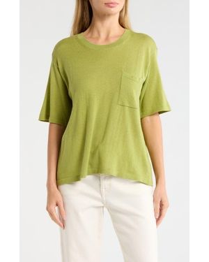 Halogen® Pocket T-Shirt - Green