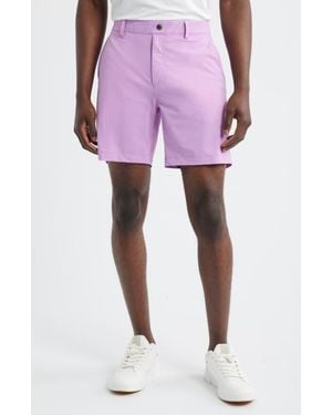 Swannies Bunker Flat Front Stretch Golf Shorts - Pink