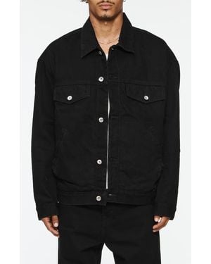 Purple Brand Rinse Wash Denim Jacket - Black
