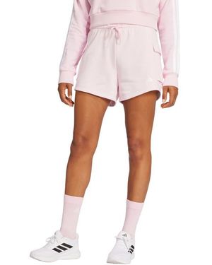 adidas Logo Cargo Sweat Shorts - Pink