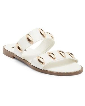 Rachel Roy Florence Slide Sandal - White