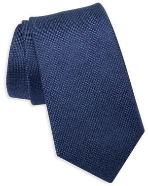 Nordstrom Rack Oxford Texture Tie - Blue