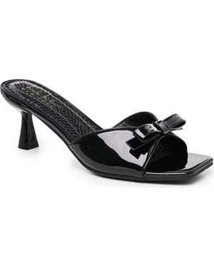 Nicole Miller Bow Heeled Sandal - Black