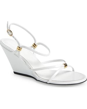 Proenza Schouler Coil Wedge Sandal - White