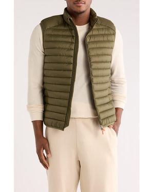 Save The Duck Remo Water Resistant Packable Puffer Vest - Natural