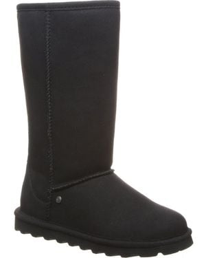 BEARPAW Elle Tall Vegan Faux Fur Lined Boot - Black