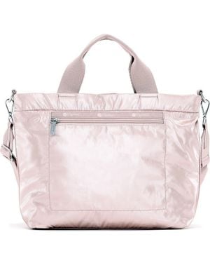 LeSportsac Small Convertible Zip Top Tote Bag - Pink