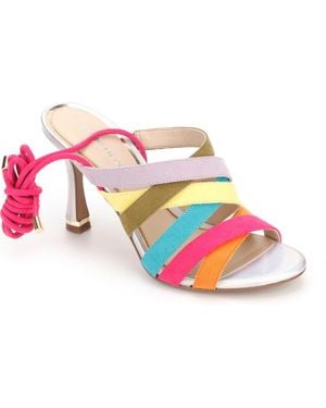 Kenneth Cole Blanche Lace-Up Sandal - Pink