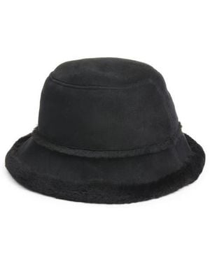 UGG Sheepskin Bucket Hat - Black