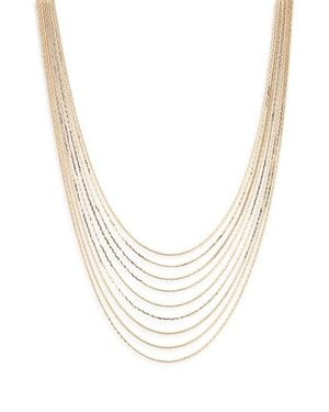 Tasha Multichain Layered Necklace - White