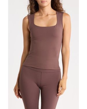 90 Degrees Interlock Monroe Tank - Purple