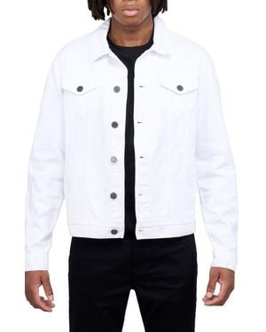 Xray Jeans Slim Washed Denim Jacket - Gray